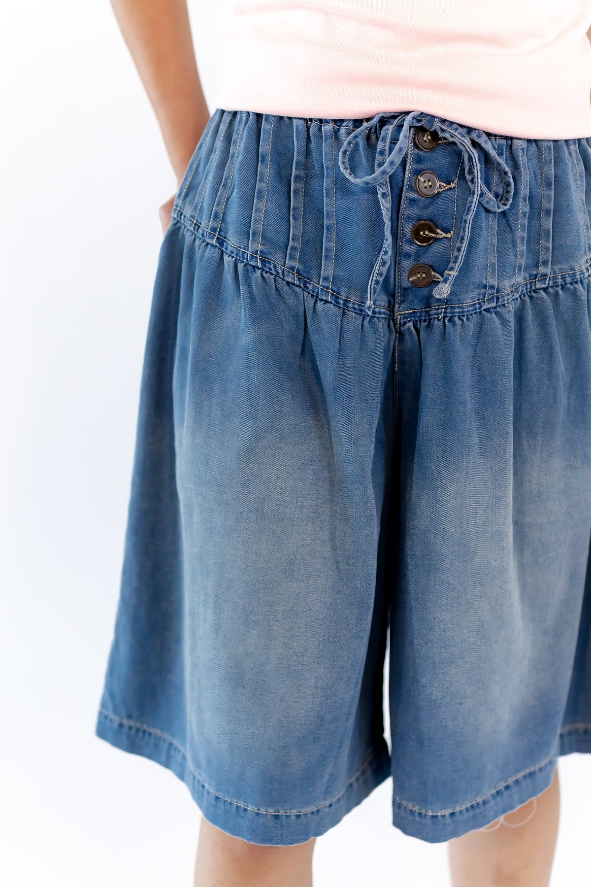 Leslie Denim Shorts  ⤫ Restocked