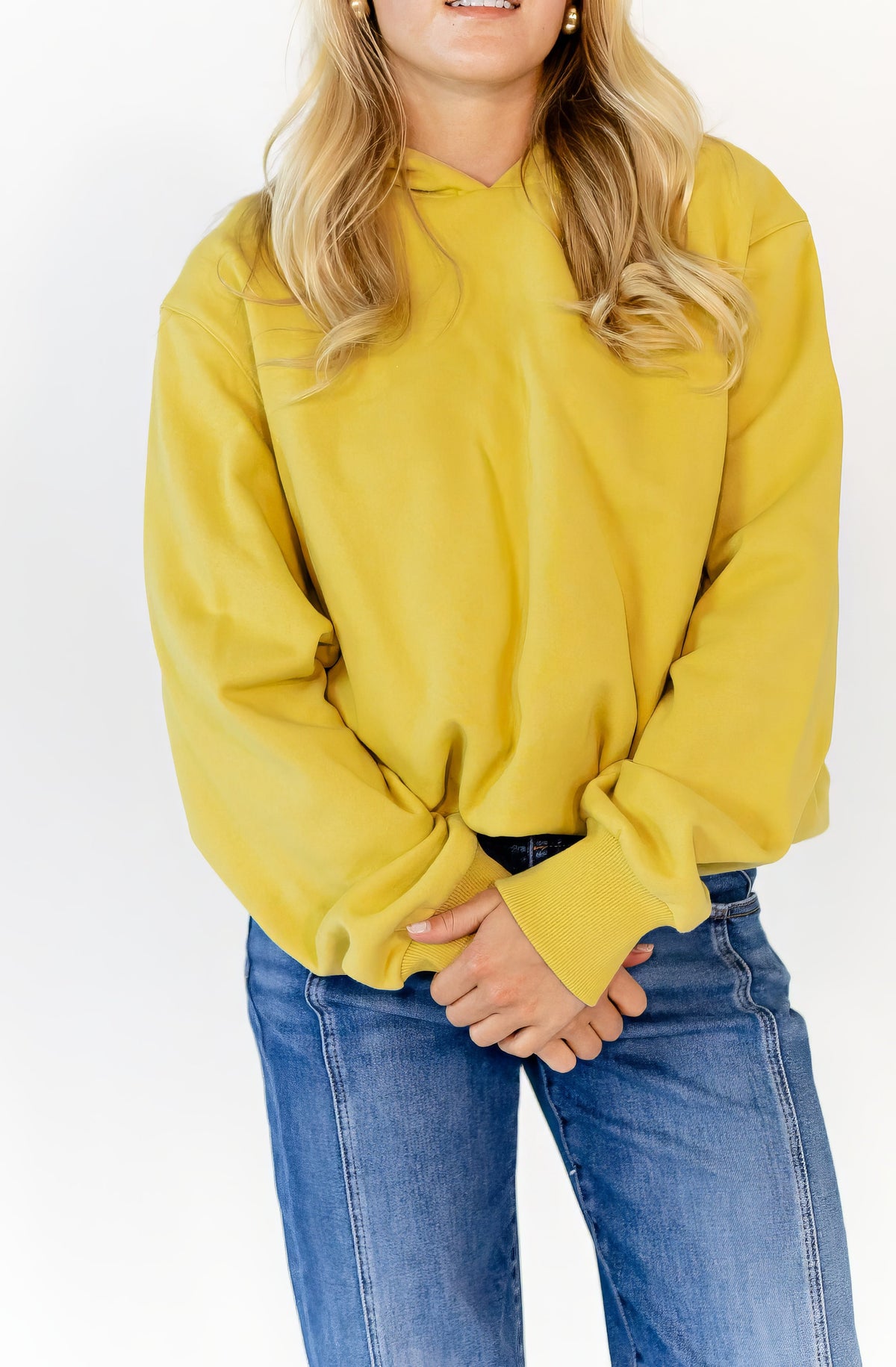 Jones Bubble Hem Sweatshirt