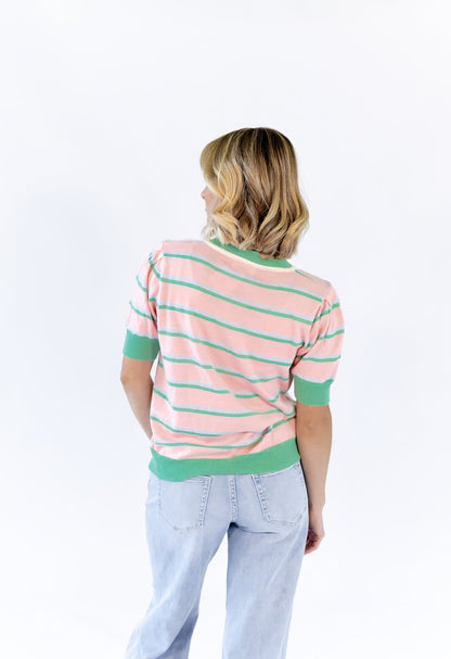 Chateau Knit Striped Tee
