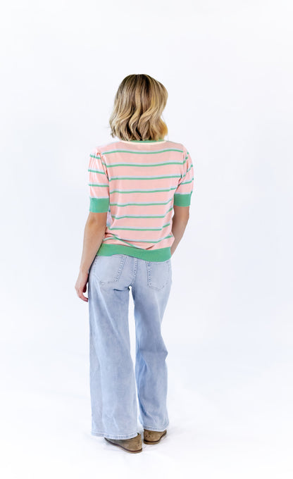 Chateau Knit Striped Tee