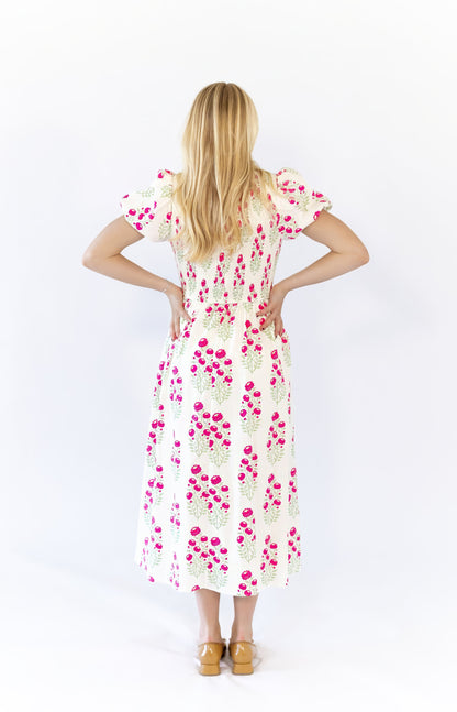 Tabbie Floral Midi Dress