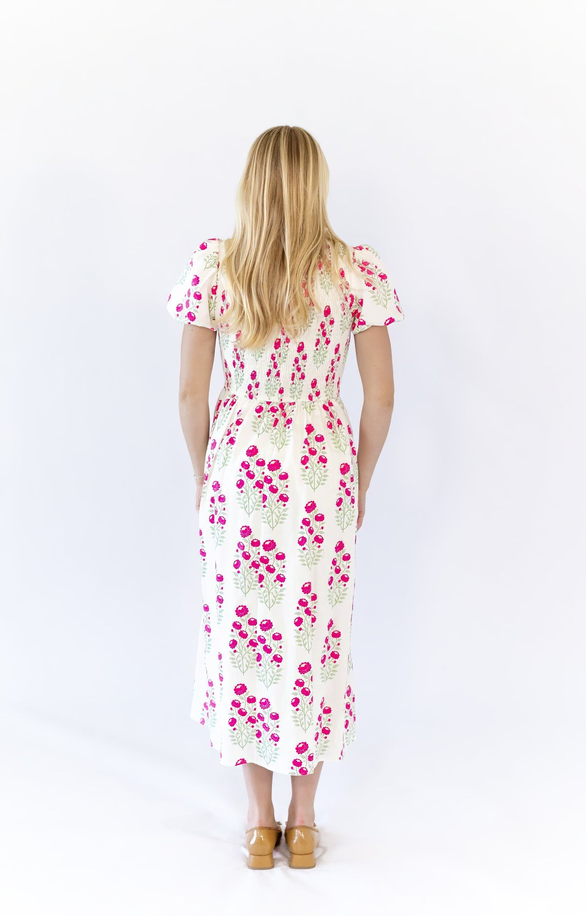Tabbie Floral Midi Dress