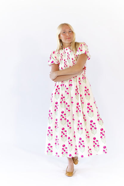 Tabbie Floral Midi Dress