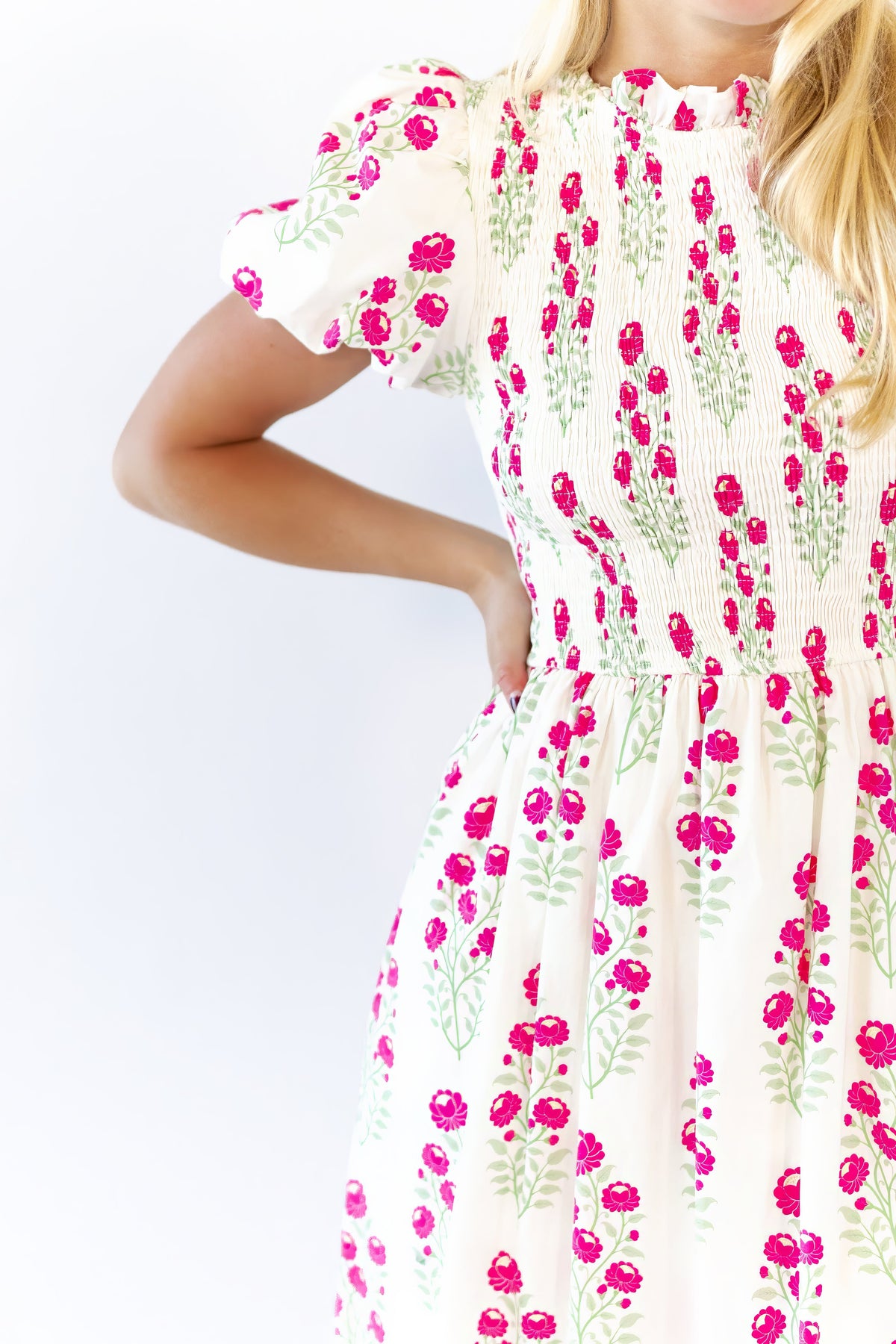Tabbie Floral Midi Dress