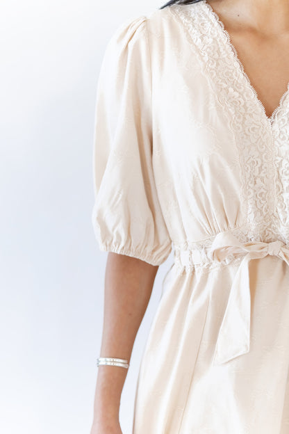 Gisela Lace Trim Dress