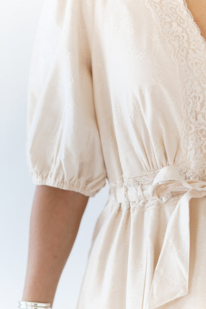 Gisela Lace Trim Dress