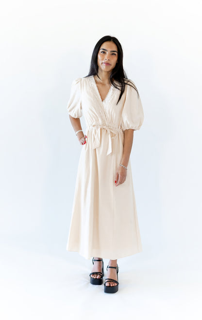 Gisela Lace Trim Dress