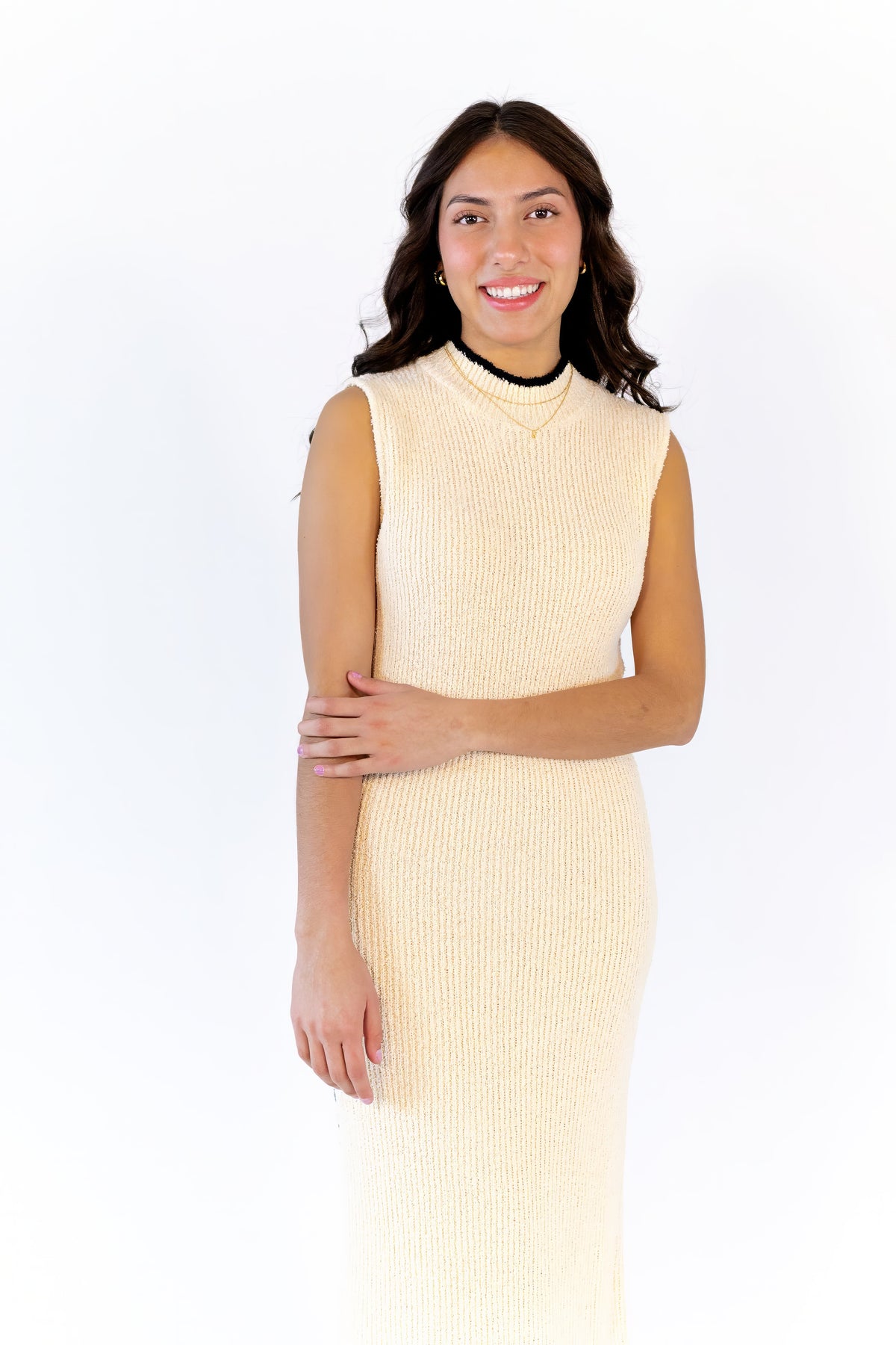 Sunny Boucle Knit Dress