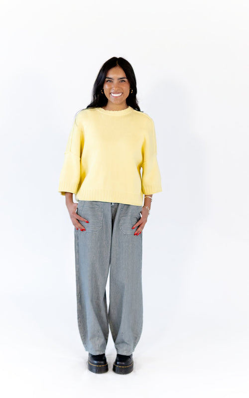 Butter Crewneck Knit Sweater