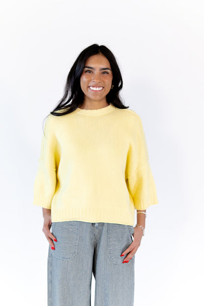 Butter Crewneck Knit Sweater