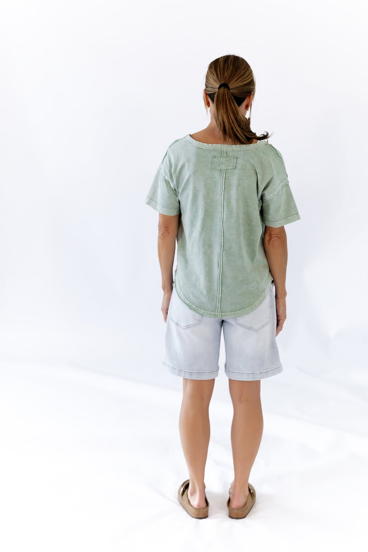 Kelsie Mineral Washed Top