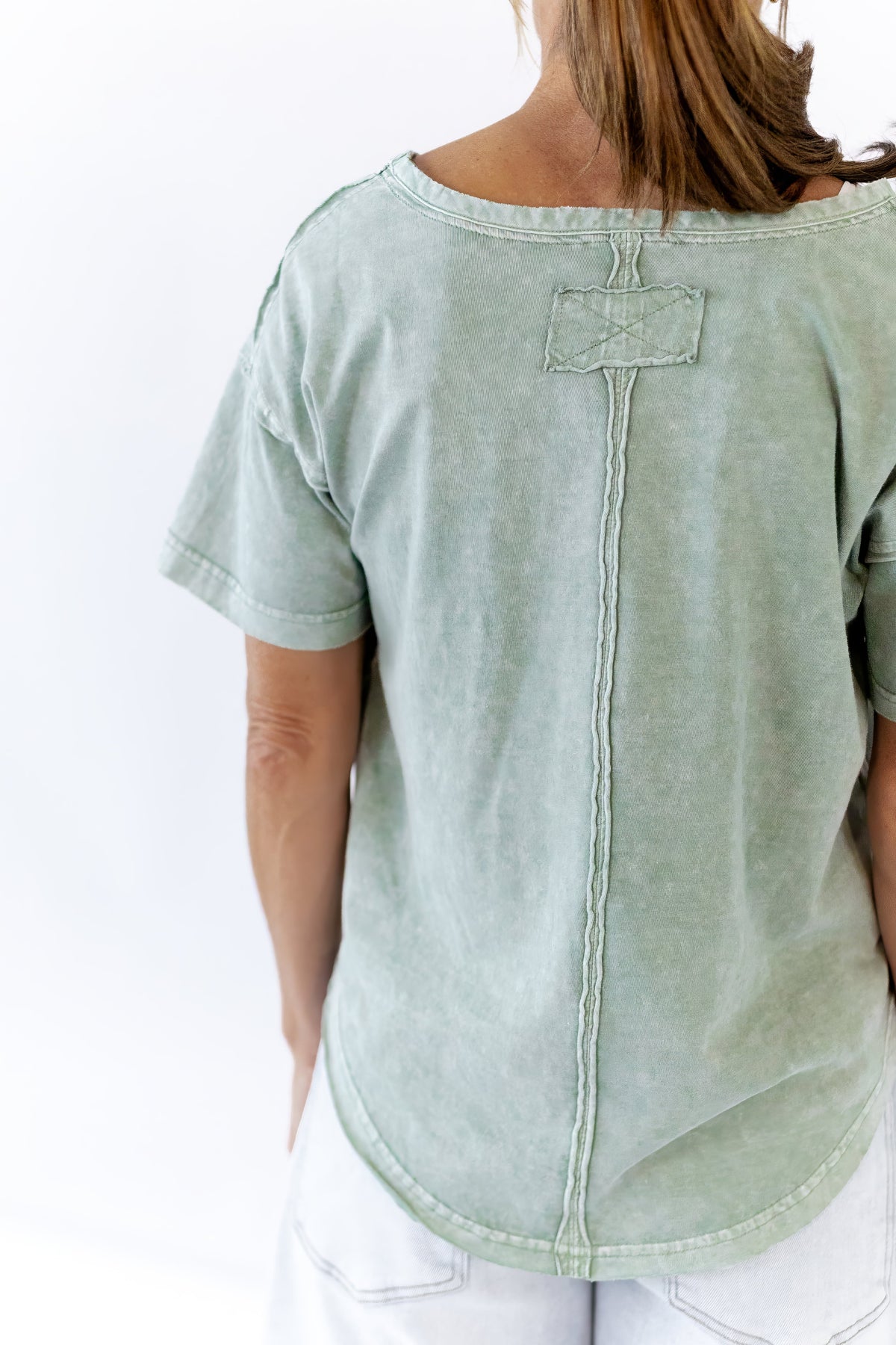 Kelsie Mineral Washed Top