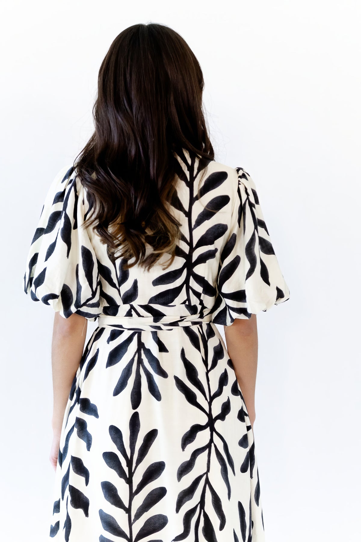 Nora Botanical Wrap Dress