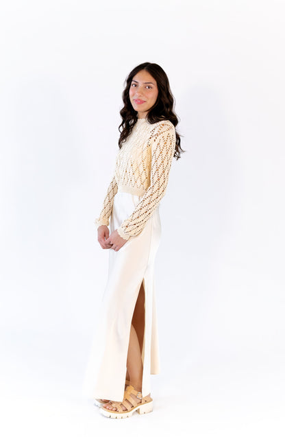 Bari Two Piece Overlay Dress