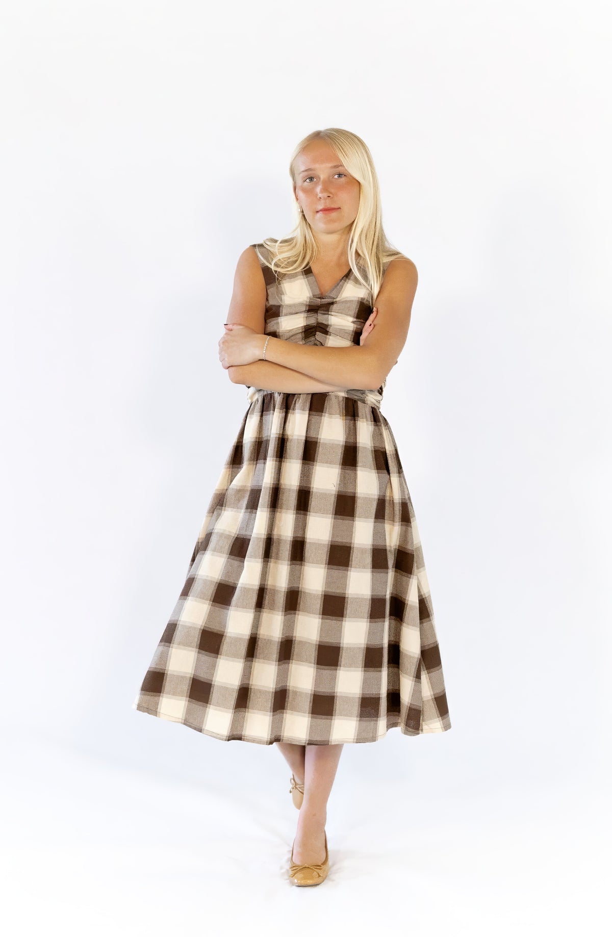 Carson Bow Detail Dress