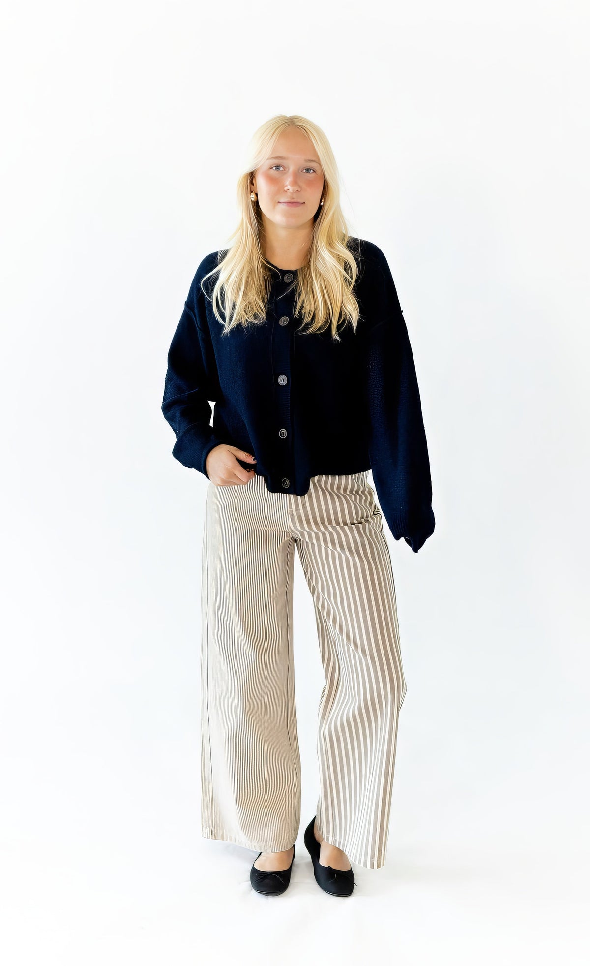 Twiggy Mixed Stripe Pants