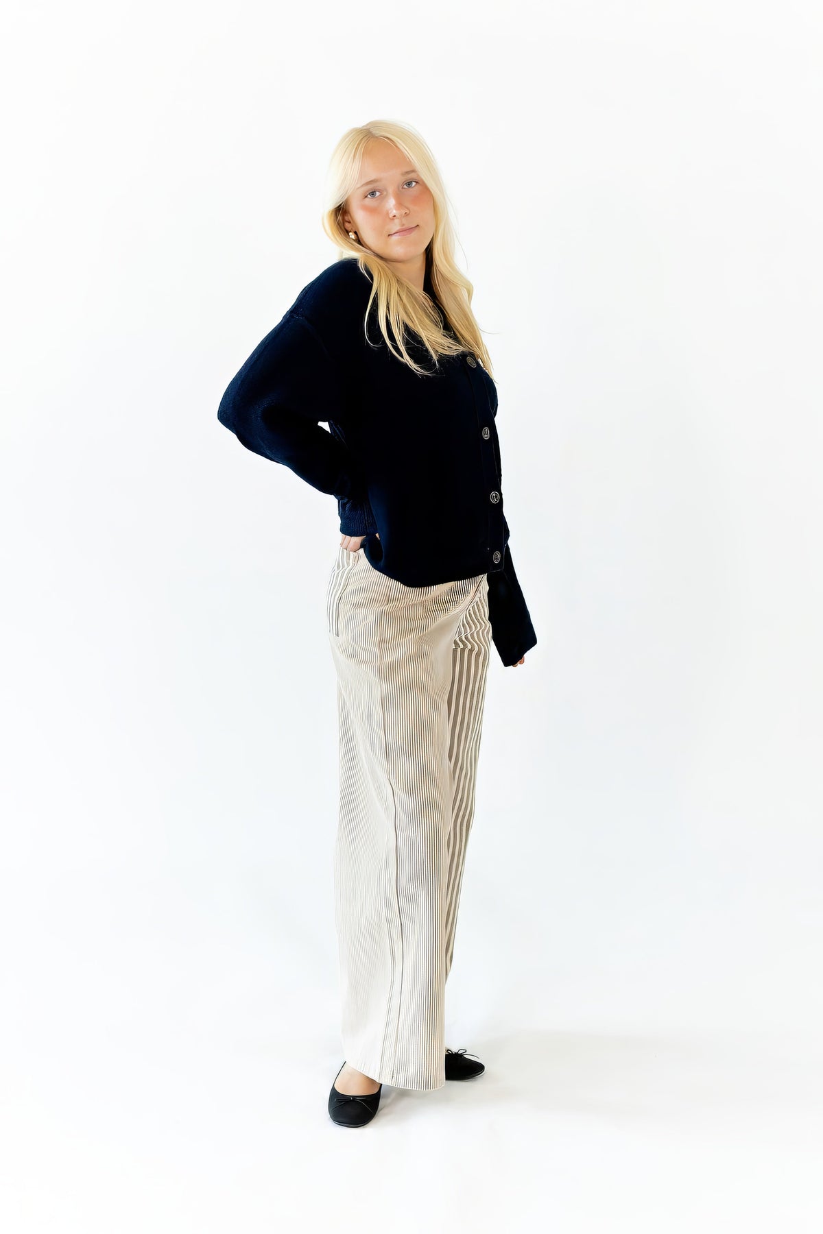 Twiggy Mixed Stripe Pants