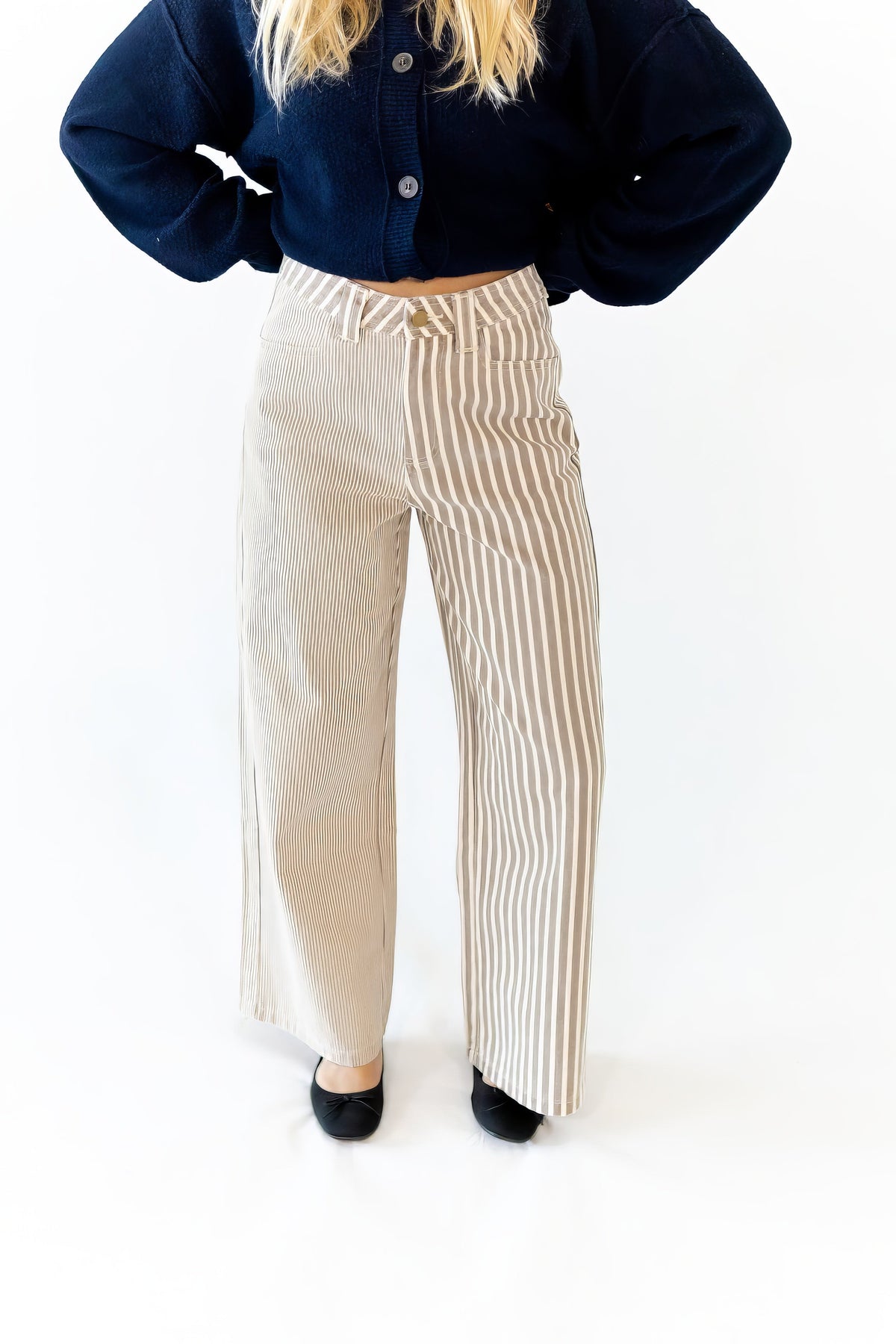 Twiggy Mixed Stripe Pants