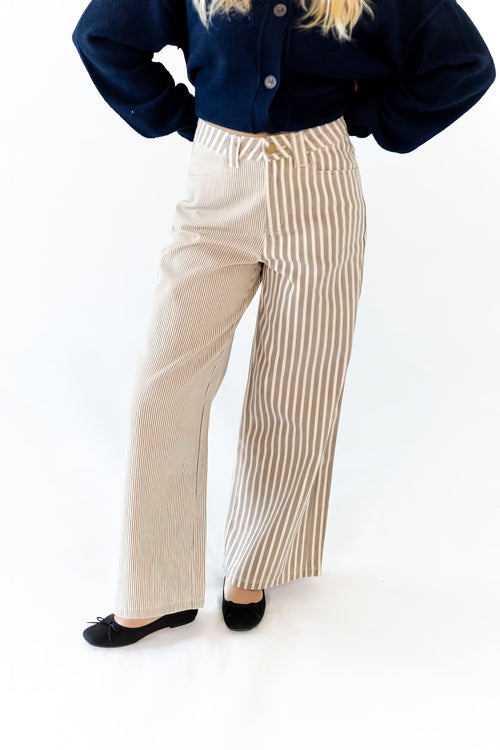 Twiggy Mixed Stripe Pants
