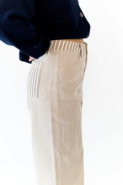 Twiggy Mixed Stripe Pants