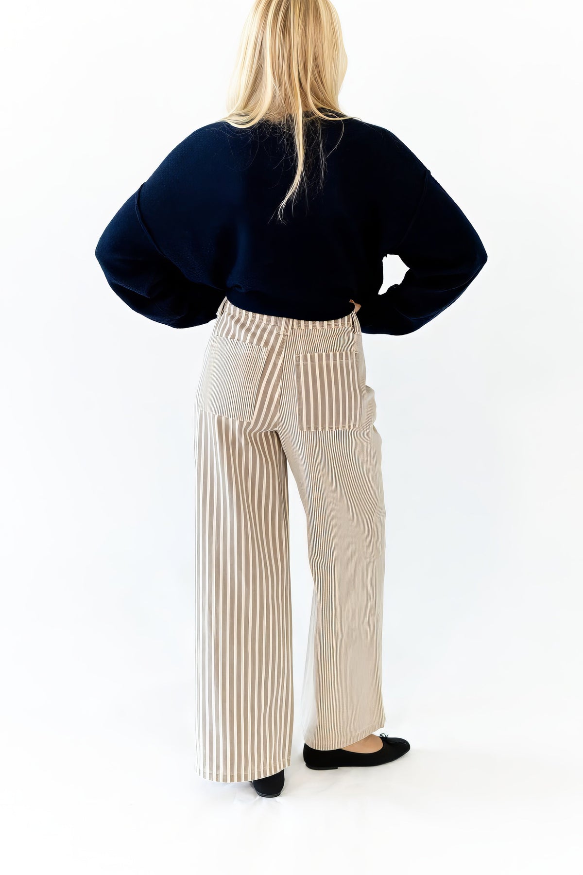 Twiggy Mixed Stripe Pants