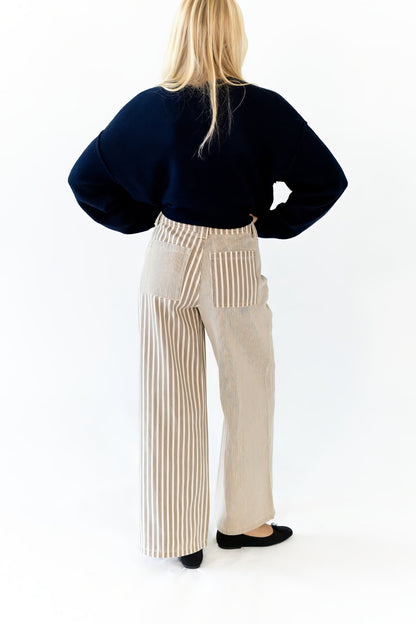 Twiggy Mixed Stripe Pants