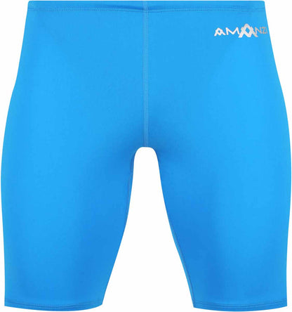 Amanzi men's azure jammer swimwear with a Royal blue design, featuring a fitted sporty style perfect for swimming or training.