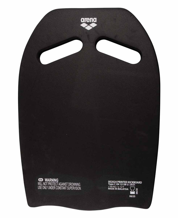 Arena Printed Kickboard in grid design, a lightweight swimming kickboard for training and aquatic exercises.