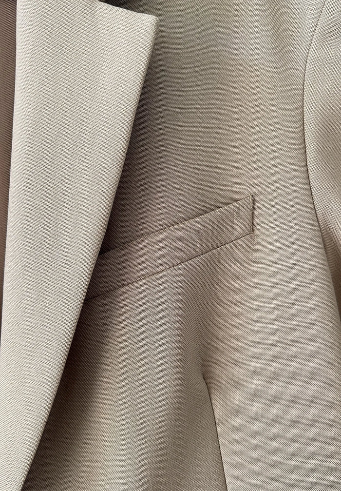 Arket Hopsack Wool Oversized-ullkavaj NWOT