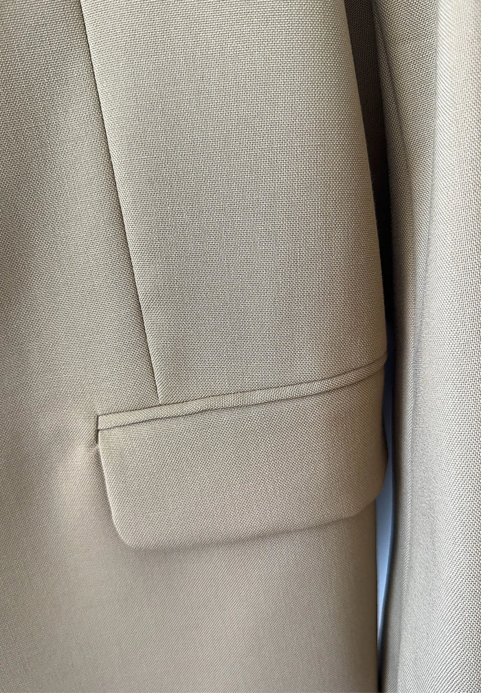 Arket Hopsack Wool Oversized-ullkavaj NWOT