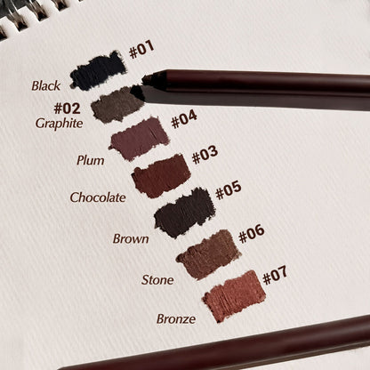 Ultra-Pigmented Beachproof Gel Pencil Eyeliner With Free Sharpener💛