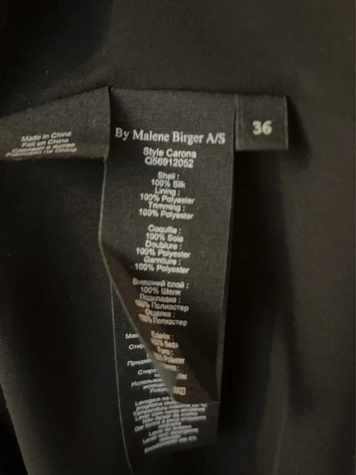 By Malene Birger Carona-sidenklänning NWT