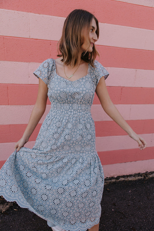 Fleure Eyelet Dress