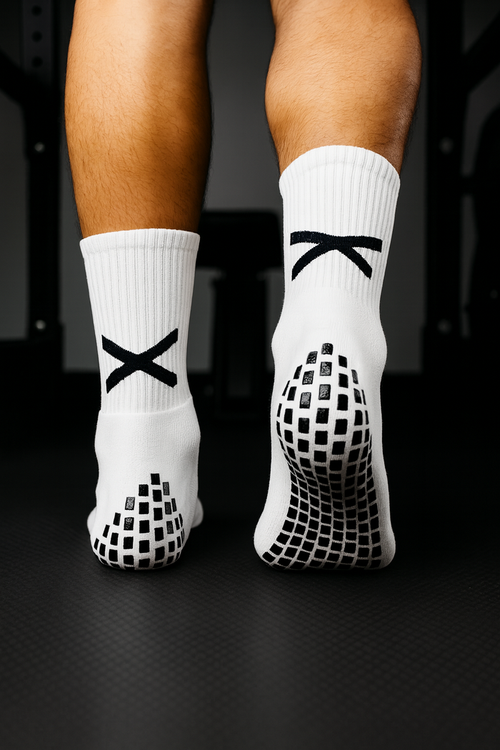 GAA Grip Socks | X Pro Midi Sports Socks | White | Lar Corbett Sports