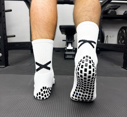 GAA Grip Socks | X Pro Midi Sports Socks | White | Lar Corbett Sports