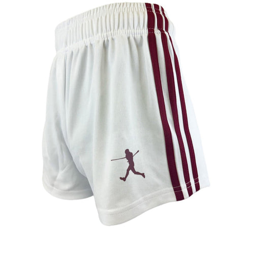 GAA Shorts | Maroon & White | Lar Corbett Sports