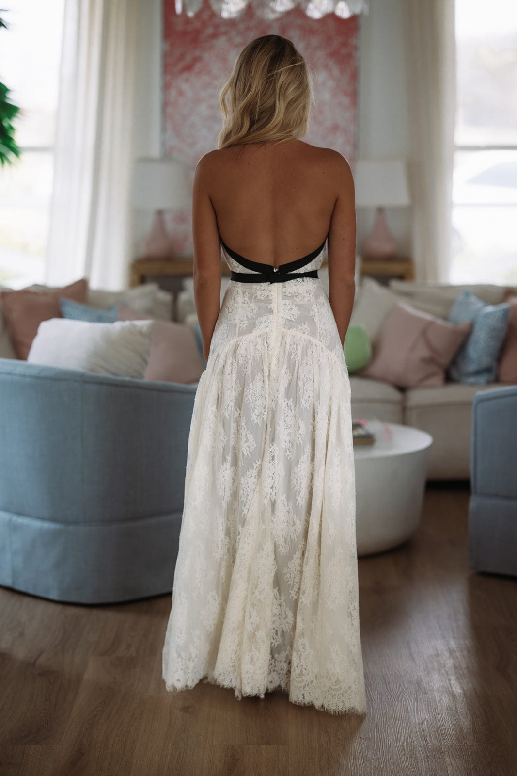 Lacey Romance Maxi Dress - Ivory