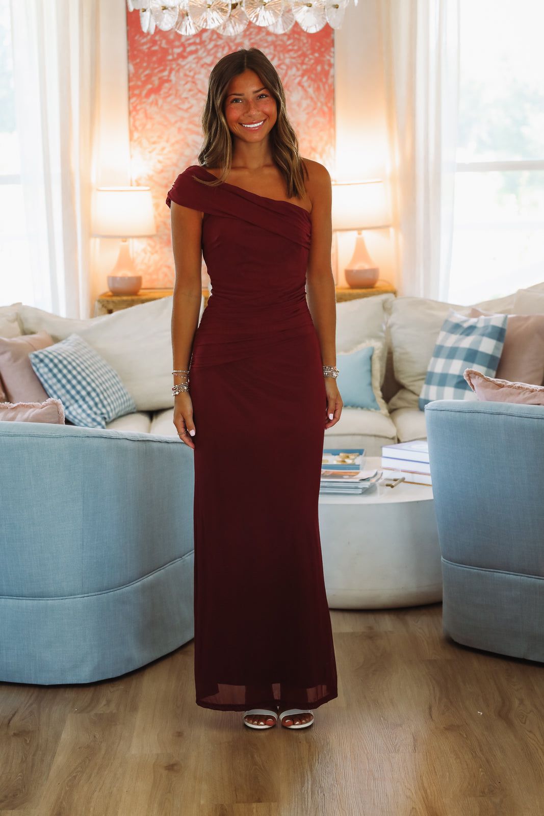 Meet Glamour Maxi Dress - Wine