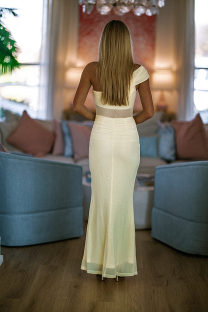 Meet Glamour Maxi Dress - Yellow
