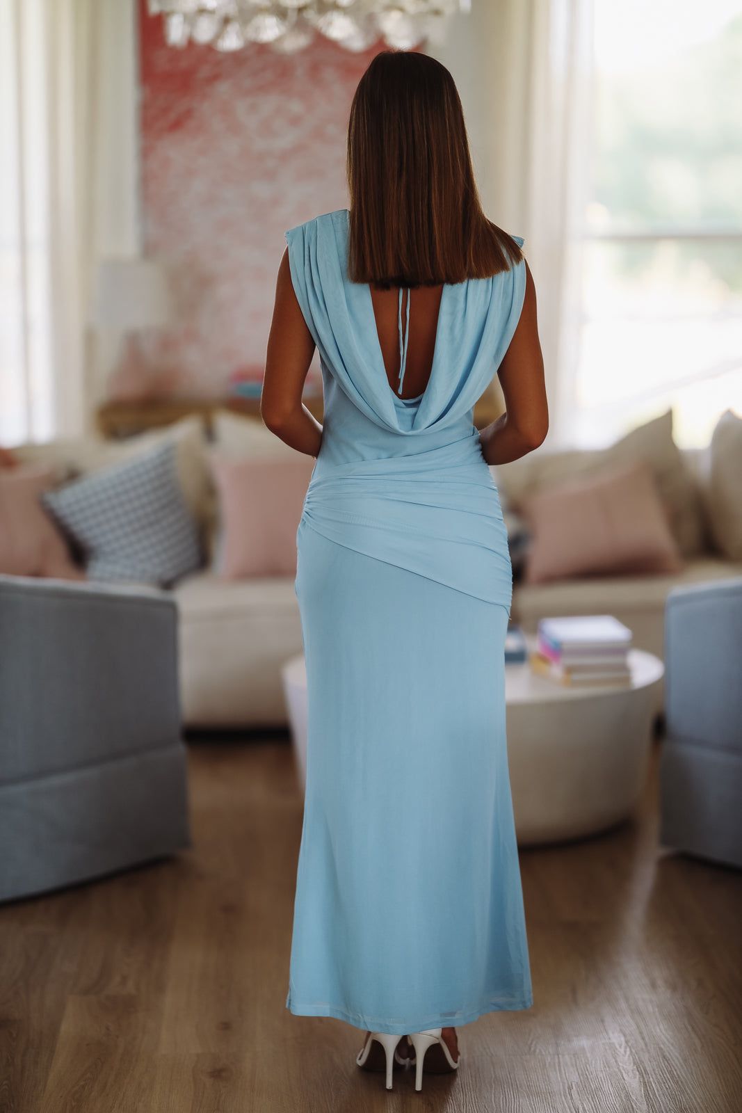 Lavish Maxi Dress - Light Blue