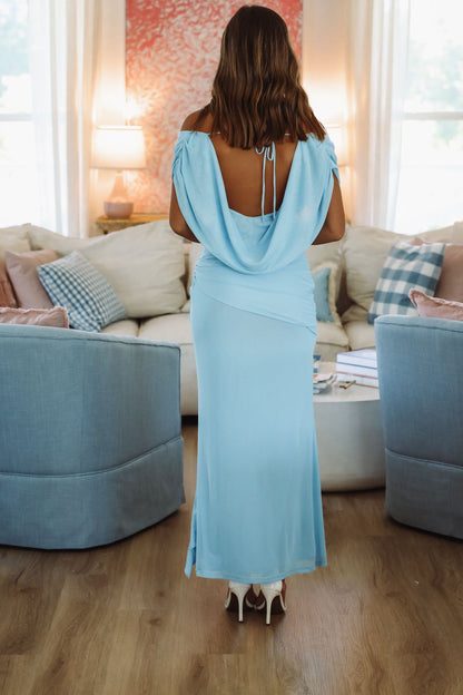 Lavish Maxi Dress - Light Blue
