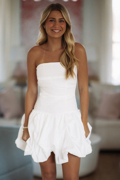 Odette Mini Dress - White