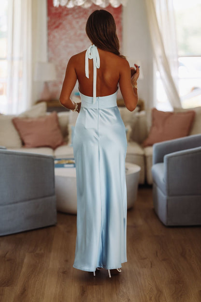 I'm Still Yours Maxi Dress - Light Blue