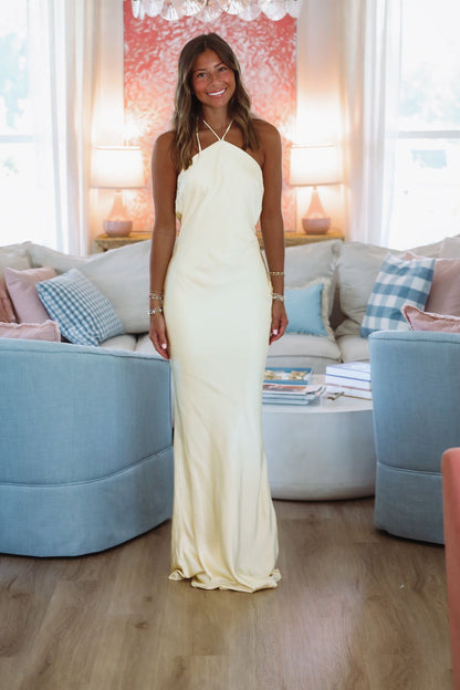 Love Spell Maxi Dress - Butter Yellow