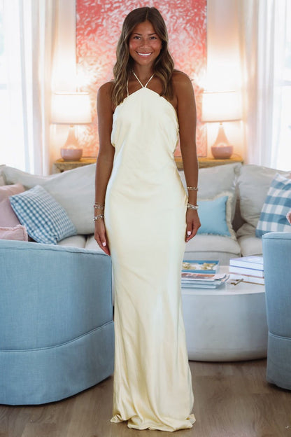 Love Spell Maxi Dress - Butter Yellow