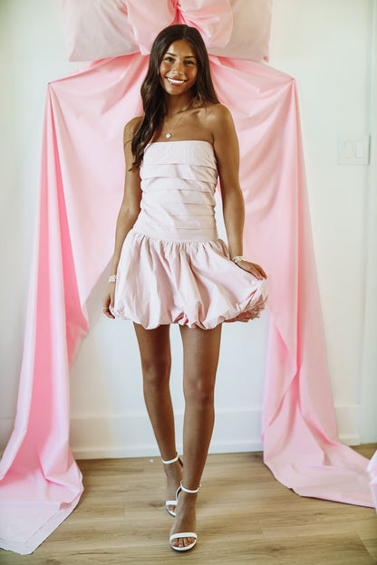 Dion Mini Dress - Pink