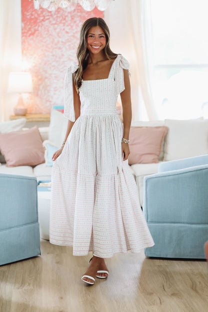 Divine Diva Midi Dress - Pink