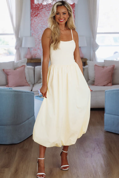 It's a Good Day Maxi Dress - Yellow