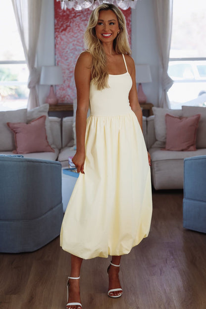 It's a Good Day Maxi Dress - Yellow