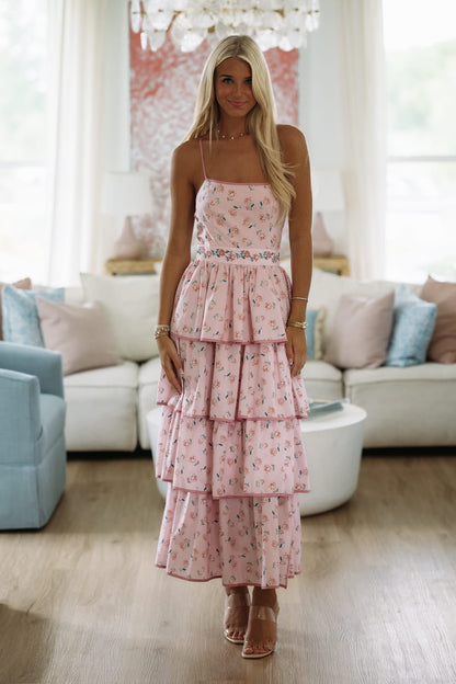 3 Wishes Maxi Dress - Pink
